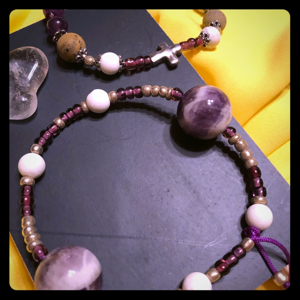 ✨💜One-of-a-kind gemstones bracelets💜✨